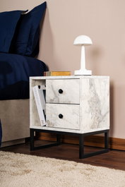Nordure Glimmer - Fressia Marble, Black